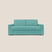 Nixon Divano letto matrimoniale con materasso 20 cm in tessuto impermeabile T03 verde acqua