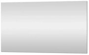 Specchio bagno 100x70 cm a filo lucido con installazione reversibile