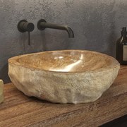 Lavabo da appoggio in onice puro 40-45 cm | Litos-Onyx - KAMALU