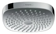 Soffione doccia HANSGROHE Croma Select E in ottone cromo L 18.7 x H 8.5 x P 8.5 cm anticalcare 2 getti