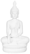 Statua Decorativa Bianco Buddha 24 x 14,2 x 41 cm