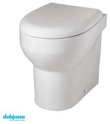 The ArtCeram "Smarty 2.0" Wc Da Terra Filo Muro Bianco Lucido Senza Brida