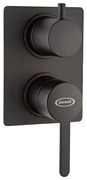 Rubinetto per doccia getto laminare cristallino Baleno nero JACUZZI RUBINETTERIA