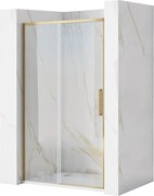 Porta doccia REA Rapid Slide 130 Gold Brush