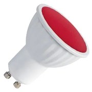 Faretto LED GU10 5W Rosso Colore Rosso