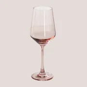 Pack da 4 calici da vino in cristallo 40 cl Candy Rosa - Sklum