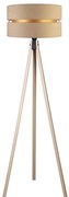 Duolla - Lampada con piedistallo DUO 1xE27/60W/230V diametro 44 cm beige