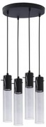 Lampadario su corda LOOK GRAPHITE 4xGU10/50W/230V