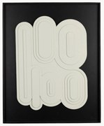 Oggetto da parete incorniciato con rilievo August