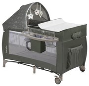 Lionelo - Lettino da viaggio SVEN PLUS Beige Oliva