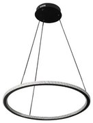 Lampadario LED dimmerabile a sospensione con cavo, 90 W/230 V, 3000–6500 K, Ø 60 cm, con telecomando