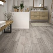 Lastra pavimento in LVT in spc autoadesivo passaggio importante Clublight grigio/argento Sp 2.5 mm GERFLOR