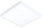 Plafoniera Quadrata Esterno Contemporaneo Argolis-Z Alluminio Bianco Led