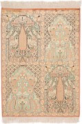 Cashmere Silk Tappeto orientale 90 x 60 (Indian) Annodato A Mano