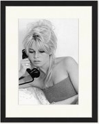 Foto incorniciata fatta a mano Brigitte on The Phone
