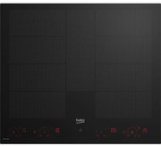 Beko HII68811NT Piano Cottura Induzione 8 Fuochi 60 cm Piano Vetro Nero