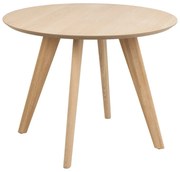 Tavolo da pranzo rotondo con piano effetto rovere ø 100 cm Townsville - Actona