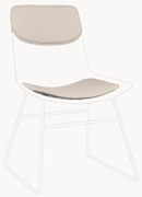 Set di 2 cuscini per sedia in metallo Wire