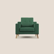 Danish poltroncina in tessuto morbido impermeabile T02 verde