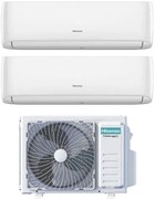 Condizionatore Dual Split Hisense Hi-Comfort 7+7 con 2AMW42U4RGC R-32 Wi-Fi Integrato