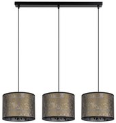 Lampadario su filo REZO 3xE27/60W/230V oro