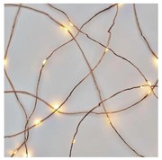 Catena LED da esterno natalizia 40xLED/9m IP44 bianco caldo