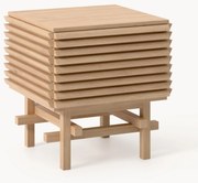 Comodino in legno di quercia Pierce