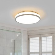 Lindby Lyss - lampada LED da soffitto per bagno cromata