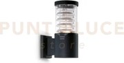 Tronco applique da esterno ip44 1 luce attacco e27 nero
