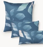 Federa in raso di cotone con stampa floreale Marino