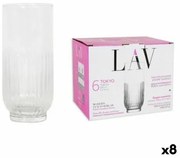 Set di Bicchieri LAV 144946 6 Pezzi (8 Unità) (395 ml)