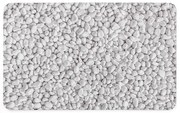 Tappetino da bagno in gomma bianco/grigio 50x80 cm Leandra - douceur d'intérieur