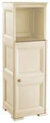 Armadio alto Omnimodus in polipropilene, beige L 40 x H 125 x P 47 cm, 1 anta, adatto per interno/esterno