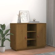 Credenza miele 100x40x75 cm in legno massello di pino