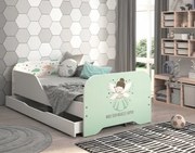 Letto per bambini MIKI 160 x 80 cm con villa magica