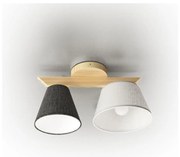 Lampadario fisso YOKE 2xE14/40W/230V legno chiaro