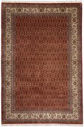 Tabriz Tappeto orientale 200x290 Rosso (Indian) Annodato A Mano