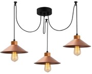 Lampada a sospensione color rame con paralume in metallo Manavgat - Opviq lights