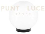 Lumetto polly in fibra di plastica e pmma bianco 1xe27 21x20x20 ip4...