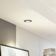 Arcchio LED downlight Aryx, nero, 3.000K