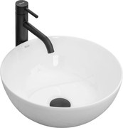Lavabo da appoggio in ceramica Stella White