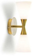 Herstal - Harlekin Applique da Parete Duo Brass Herstal