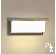 Brilagi-LED Applique da esterno con sensore BRICKY LED/12W/230V grigio IP54