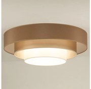 Duolla - Plafoniera LED LUNETA LED/26W/230V diametro 60 cm 4000K marrone/oro