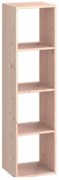 Mensola a muro 4 cubi Kub SPACEO rettangolare in legno L 36 x P 31.7 cm pino