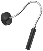 Sollux SL.0910 - Lampada flessibile piccola AXIL 1xG9/12W/230V nero