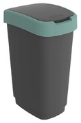 Bidone per rifiuti in plastica riciclata 50 L Twist - Rotho