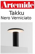 Artemide Takku nero verniciato