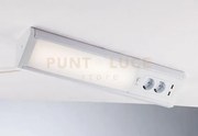 Barra sottopensile angolare led habilis bianco 15w 1750lm 4000k 2 p...