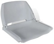 Sedile per Barca Pieghevole senza Cuscino Grigio 48x51x41 cm